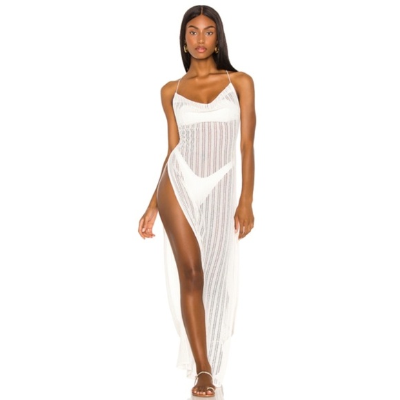 Michael Costello X Revolve Shannon Maxi Dress Women’s Size Small Cover Up Swim - Picture 1 of 10